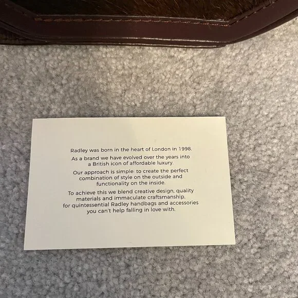 Radley London Witley Circle Calf Hair Crossbody Purse - Picture 12 of 13